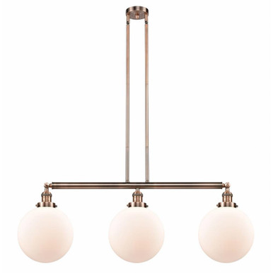 Beacon 3 Light Oversized Island Pendant 42 Inch Wide by Innovations - 213-G20-10