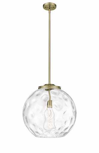 Athens Water Glass 1 Light Medium Pendant 15.75 Inch Wide by Innovations - 221-1S-G1215-16