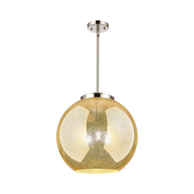 Athens 3 Light Stem Hung Pendant 16.38 X 15.75 Inch Wide by Innovations - 221-3S-G12-16