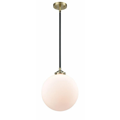 Beacon 1 Light Medium Stem Hung Pendant 13.38 Inch Tall by Innovations - 284-1S-G20-12