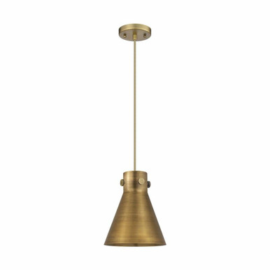 Newton Cone 1 Light Metal Shade Small Pendant 8 Inch Wide by Innovations - 410-1PS-M411-8