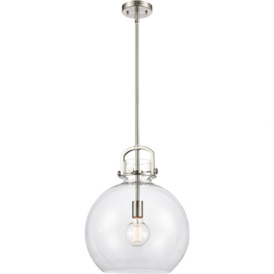 Newton 1 Light Dome Glass Medium Pendant by Innovations - 410-1s-14