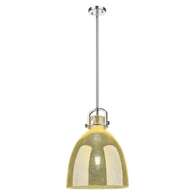 Newton Bell 1 Light Stem Pendant 18.25 Inch and 14 Inch Wide by Innovations - 410-1SL-G412-14