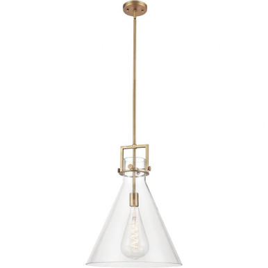 Newton Cone 1 Light Pendant 16 Inch Wide by Innovations - 411-1S-16
