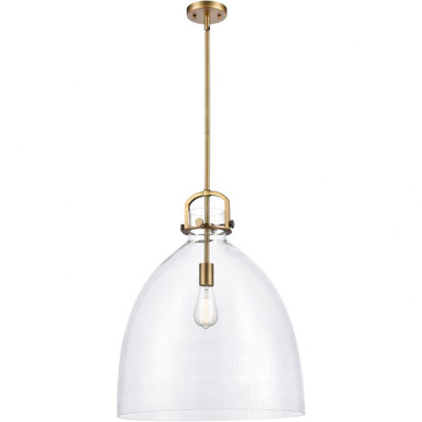 Newton Bell 1 Light Pendant 18 Inch Wide by Innovations - 412-1S-18
