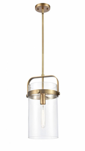 Pilaster 1 Light Stem Mini Pendant 17.13 Inch X8 Inch Wide by Innovations - 413-1SM-G413-1S-8