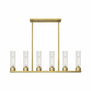 Empire 6 Light Oversized Linear Pendant 44.25 Inch Wide by Innovations - 429-6I-G429-8