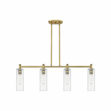 Crown Point 4 Light Oversized Island Pendant 14.75 Inch Tall by Innovations - 434-4I-G434-12