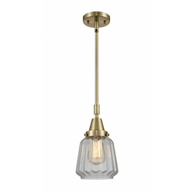Chatham 1 Light Small Stem Hung Pendant 9.13 Inch Tall by Innovations - 447-1S-G14
