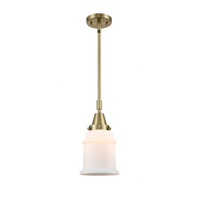 Canton 1 Light Small Stem Hung Pendant 11.13 Inch Tall by Innovations - 447-1S-G18