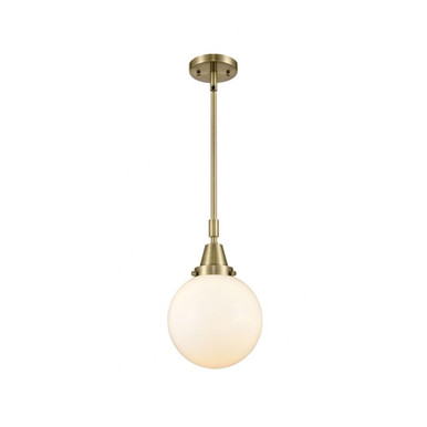 Beacon 1 Light Stem Hung Mini Pendant 12.63 Inch Tall by Innovations - 447-1S-G20-8