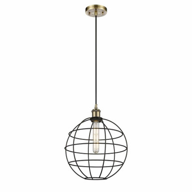 Lake Placid 1 Light Medium Cord Pendant 12 Inch Wide by Innovations - 516-1P-LP-12