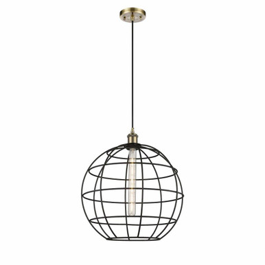 Lake Placid 1 Light Medium Cord Pendant 16 Inch Wide by Innovations - 516-1P-LP-16