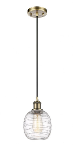 Belfast 1 Light Mini Cord Hung Pendant 9 Inch Tall by Innovations - 516-1P-G10