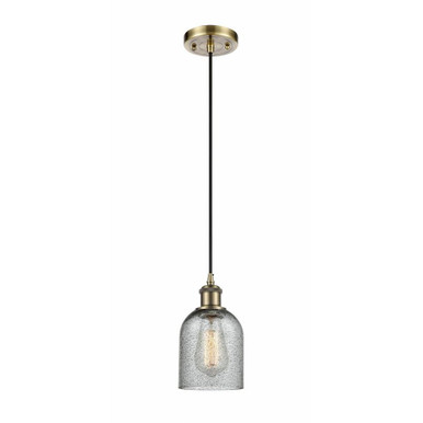 Caledonia 1 Light Cord Hung Mini Pendant 10 Inch Tall by Innovations - 516-1P-G25