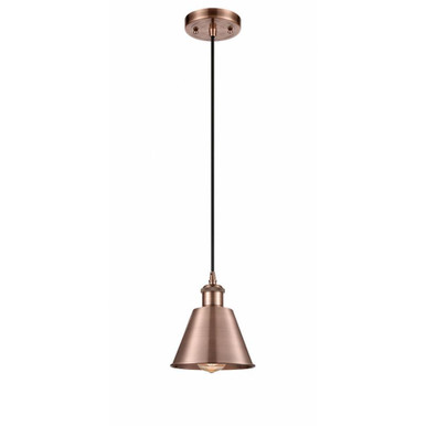 Smithfield 1 Light Cord Hung Small Pendant by Innovations - 516-1P-M8