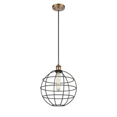 Lake Placid 1 Light Industrial Medium Pendant 12 Inch Wide by Innovations - 516-1P-CE-12