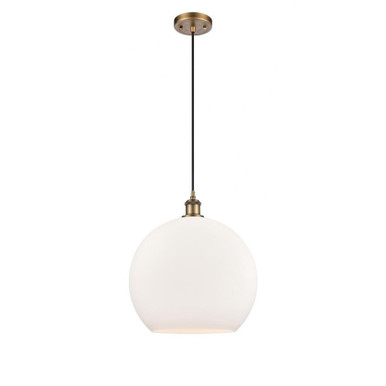 Athens 1 Light Medium Pendant 18.38 Inch Tall by Innovations - 516-1P-G12-14