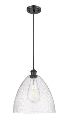 Bristol Glass 1 Light Medium Pendant 14.75 Inch Tall by Innovations - 516-1P-GBD-12