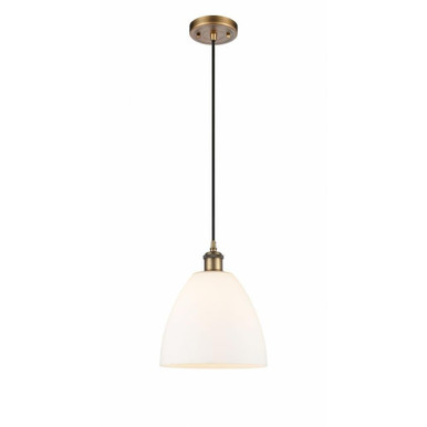 Bristol Glass 1 Light Small Pendant 13.25 Inch Tall by Innovations - 516-1P-GBD-9
