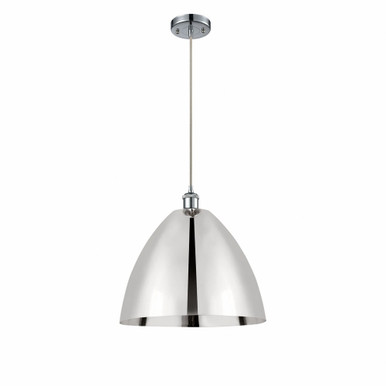 Metal Bristol 1 Light Medium Pendant 18.75 Inch Tall by Innovations - 516-1P-MBD-16
