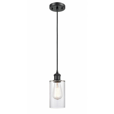 Ballston 1 Light Clymer Mini Pendant by Innovations - 516-1P-BK-G802