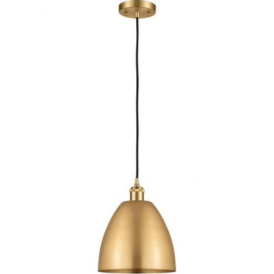 Ballston Dome 1 Light Small Pendant by Innovations - 516-1P-SG-MBD-9-SG