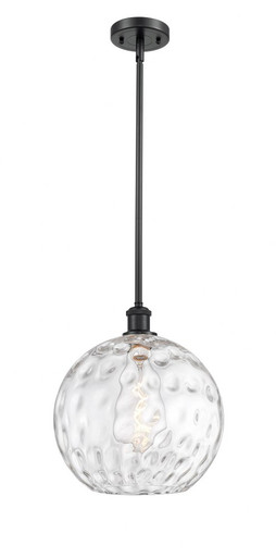 Athens Water Glass 1 Light Industrial Medium Pendant by Innovations - 516-1S-G1215-12