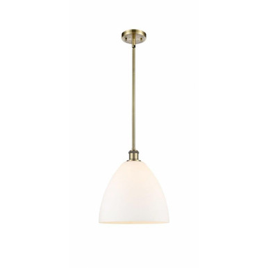 Bristol Glass 1 Light Medium Pendant 12.75 Inch Tall by Innovations - 516-1S-GBD-12