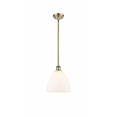 Bristol Glass 1 Light Industrial Small Pendant by Innovations - 516-1S-GBD-9