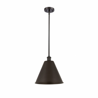 Metal Bristol 1 Light Medium Pendant 12.75 Inch Tall by Innovations - 516-1S-MBD-12