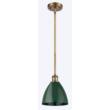 Plymouth 1 Light Pendant 9.5 Inch Tall and 7.5 Inch Wide by Innovations - 516-1S-PLYM-75
