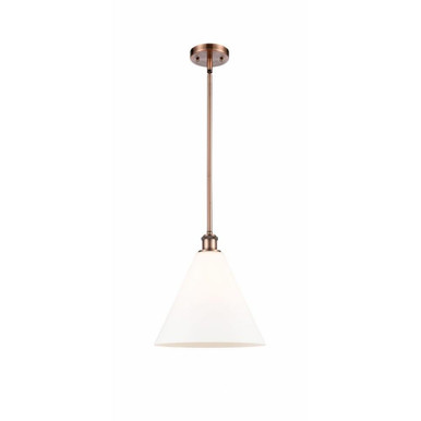 Berkshire 1 Light Medium Pendant 12.75 Inch Tall by Innovations - 516-1S-GBC-12