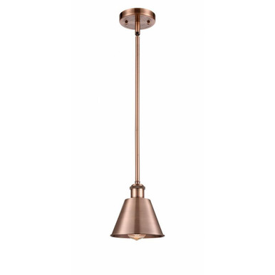 Smithfield 1 Light Stem Hung Small Pendant by Innovations - 516-1S-M8