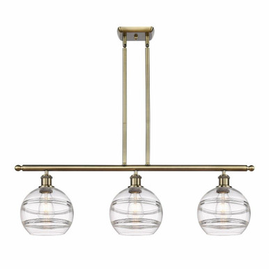 Rochester 3 Light Oversized Island Pendant 10.38 Inch Tall by Innovations - 516-3I-G556-8