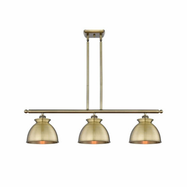 Adirondack 3 Light Art Deco Oversized Island Pendant by Innovations - 516-3I