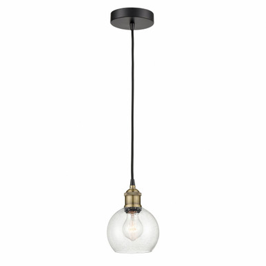 Athens 1 Light Mini Pendant 8.88 Inch Tall by Innovations - 616-1P-G12-6