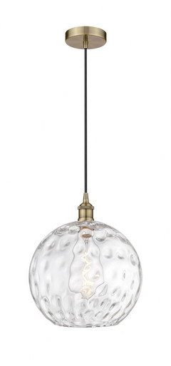 Athens Water Glass 1 Light Medium Pendant 14.75 Inch Tall by Innovations - 616-1P-G1215-12