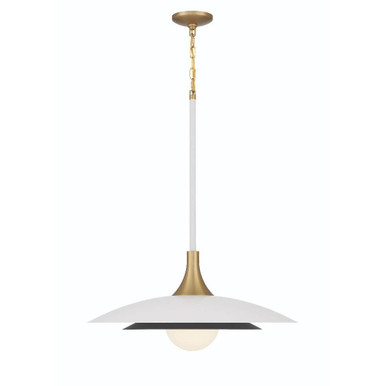Welsh 15W 1 LED Pendant 30 Inch Tall and 24 Inch Wide by Eurofase - 46785
