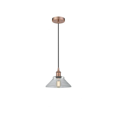 Orwell 1 Light Cord Hung Small Pendant 8.38 Inch Length by Innovations - 616-1P-G13