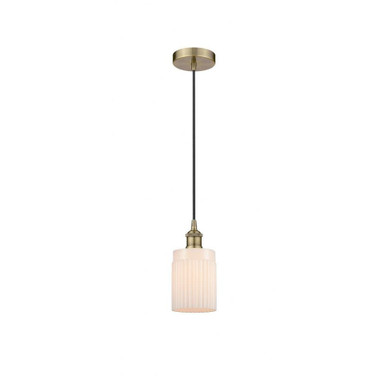 Hadley 1 Light Mini Cord Hung Pendant 9.75 Inch Tall by Innovations - 616-1P-G34