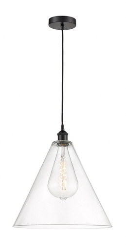 Berkshire 1 Light Medium Cord Hung Pendant 18 Inch Tall by Innovations - 616-1P-GBC-16