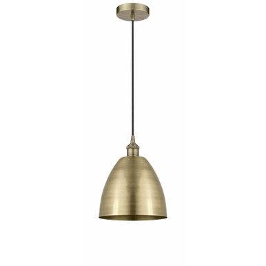 Edison Dome 1 Light Small Pendant 12.88 Inch Tall by Innovations - 616-1P-MBD-9