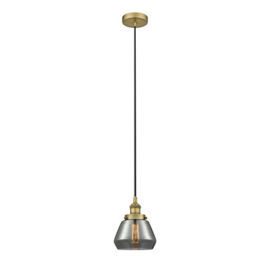 Fulton 1 Light Small Pendant 9 Inch Tall by Innovations - 616-1PH-G17