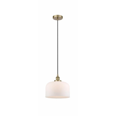 Bell 1 Light Medium Pendant 11.75 Inch Tall by Innovations - 616-1PH-G7L-L
