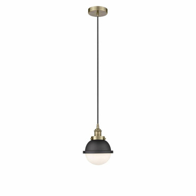Hampden 1 Light Small Cord Hung Pendant 10 Inch Tall by Innovations - 616-1PH-HFS-6