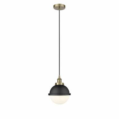 Hampden 1 Light Small Cord Hung Pendant 12.5 Inch Tall by Innovations - 616-1PH-HFS-8