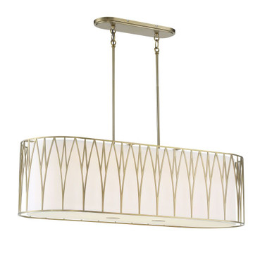 Regal Terrace 6 LED Light Oversized Linear Island Pendant by Minka Lavery - 1087