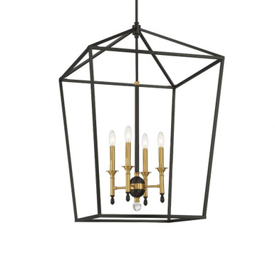 Townhall 4 Light Large Pendant by Minka Lavery - 2105-726