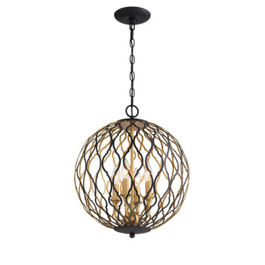 Gilded Glam 4 Light Medium Pendant by Minka Lavery - 2404-680
